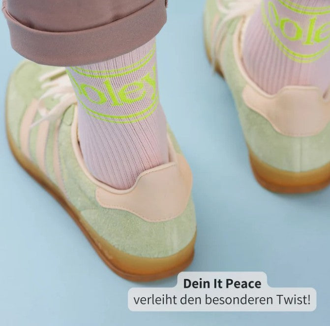 OOLEY Socken Pastel Neon Blush