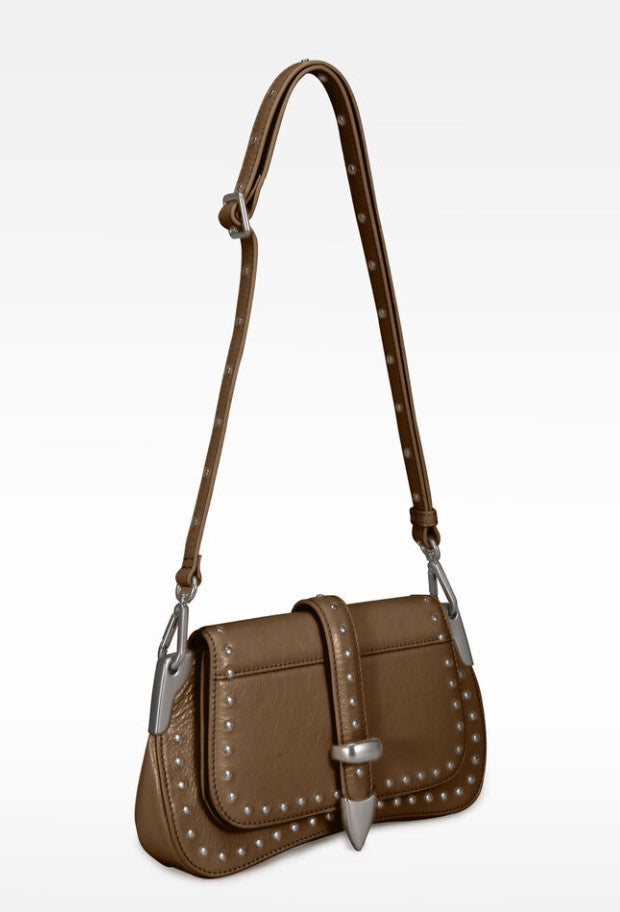 LES VISIONNAIRES Tasche LUNA Westernstyle Festival, Farbe Coffee Braun