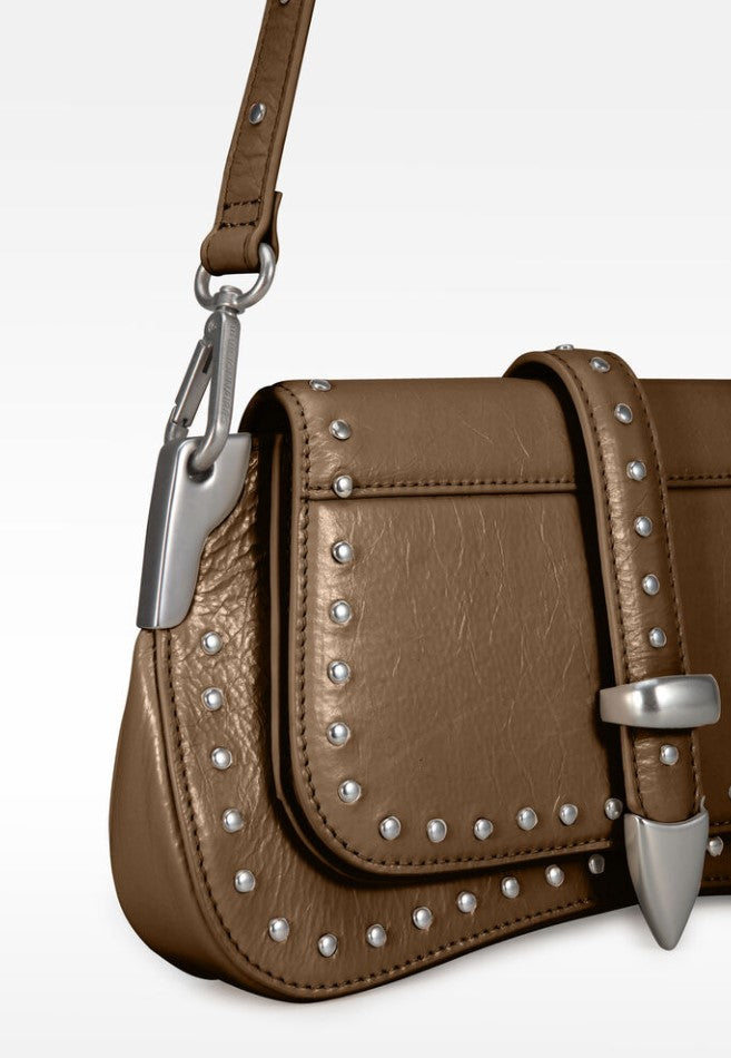 LES VISIONNAIRES Tasche LUNA Westernstyle Festival, Farbe Coffee Braun