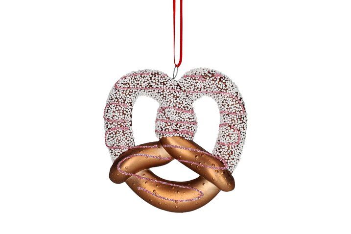 GIFTCOMPANY Christbaumkugel BREZEL, Farbe Braun