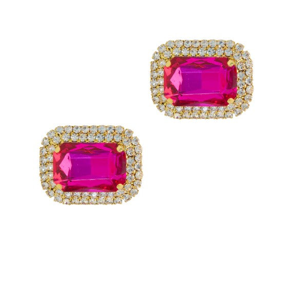 MAXIMONDÄN Schuhclips Glitzer Stone Brilliant "Mailand", Farbe Pink