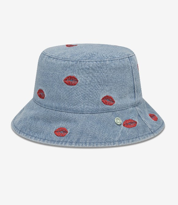 CODELLO Hut Buckethat Kisses Kussmund