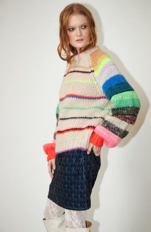 DAWN X DARE Pullover FAWN Rainbow Bunt