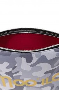 MOO ILO Tasche Clutch Neopren Camouflage Grau