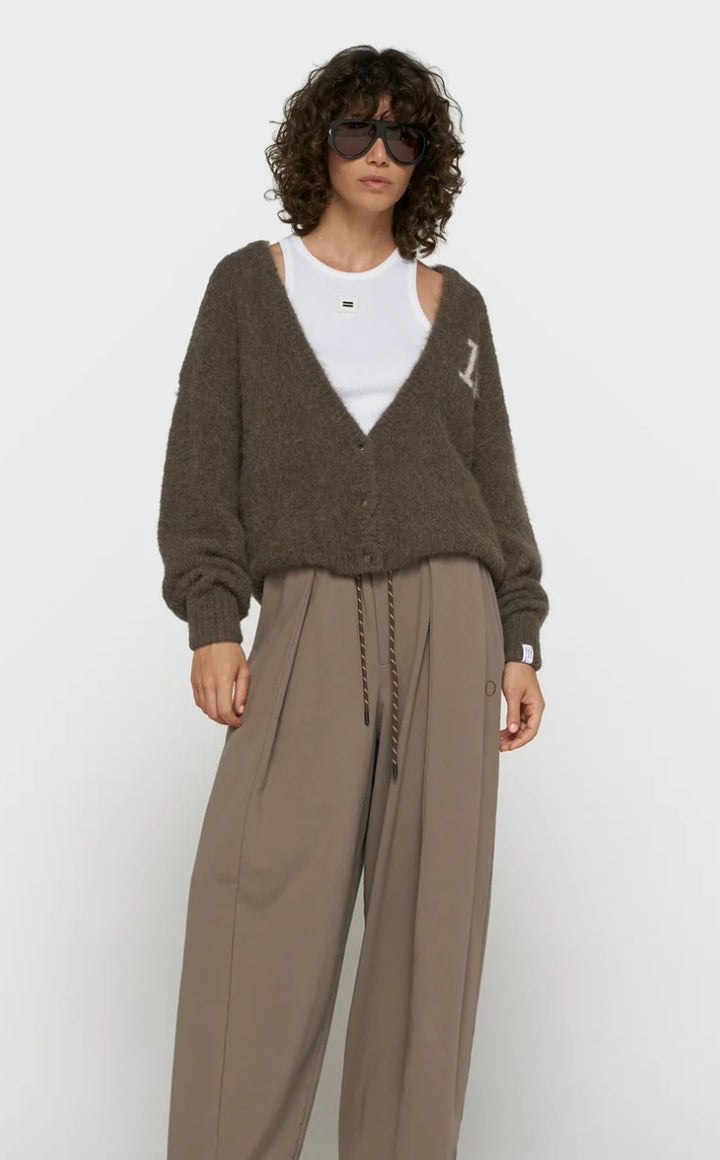 10DAYS Kuschelige Strickjacke, Cardigan 10, Farbe Portobello Taupe