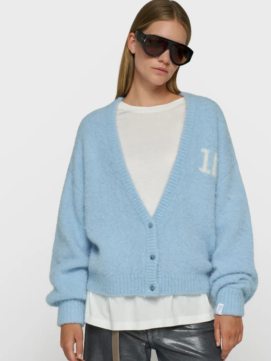 10DAYS Kuschelige Strickjacke, Cardigan 10, Farbe Hellblau