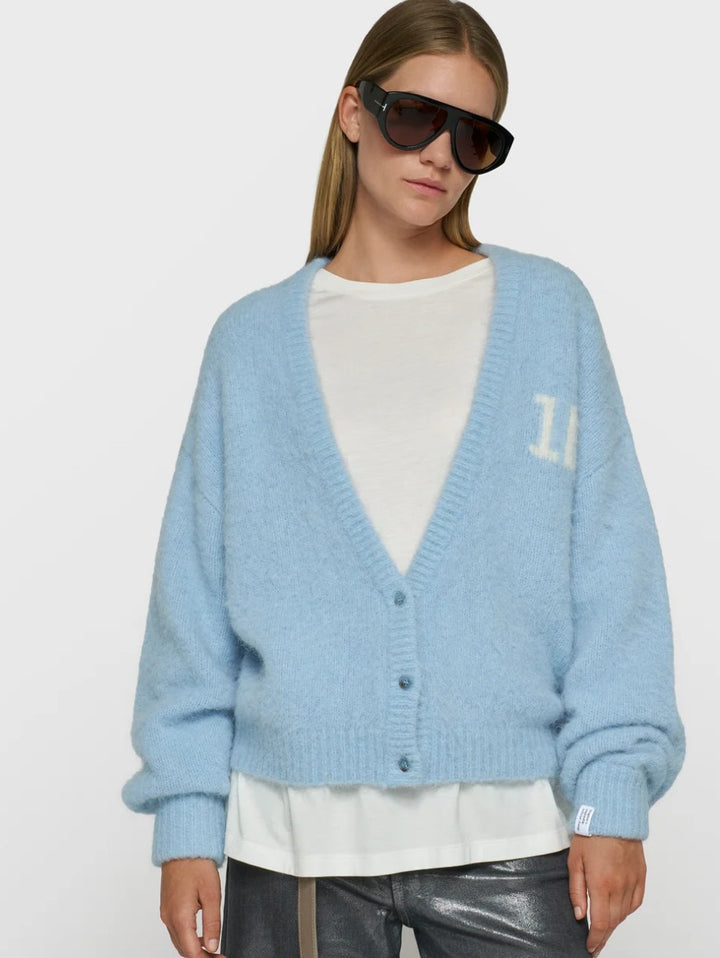 10DAYS Kuschelige Strickjacke, Cardigan 10, Farbe Hellblau