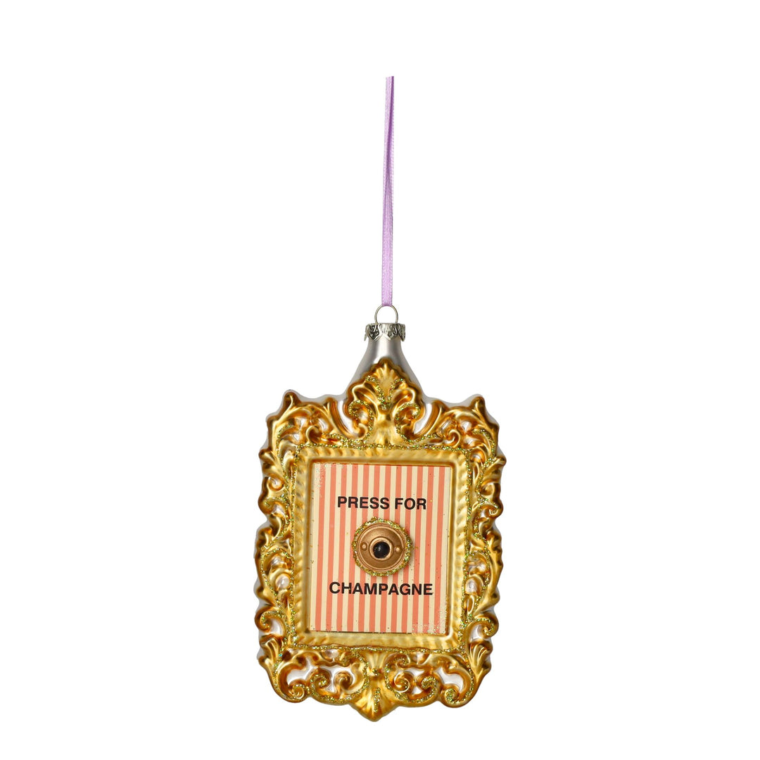 GIFTCOMPANY Christbaumkugel Press for Champagne
