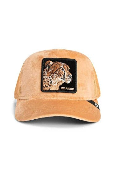 GOORIN BROS Trucker Baseball Cap WARRIOR Gepard in Samtoptik