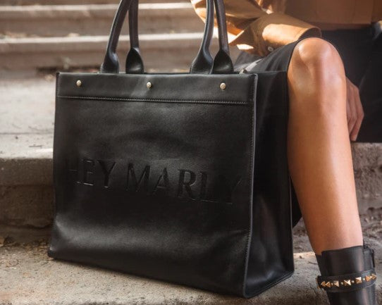 HEY MARLY Tasche Classy Signature Tote Bag Farbe Schwarz