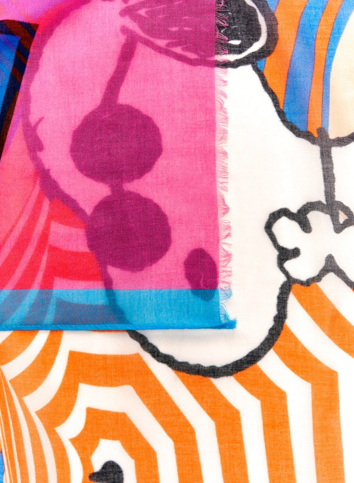 CODELLO Tuch Peanuts™ Snoopy mit Woodstock am Strand