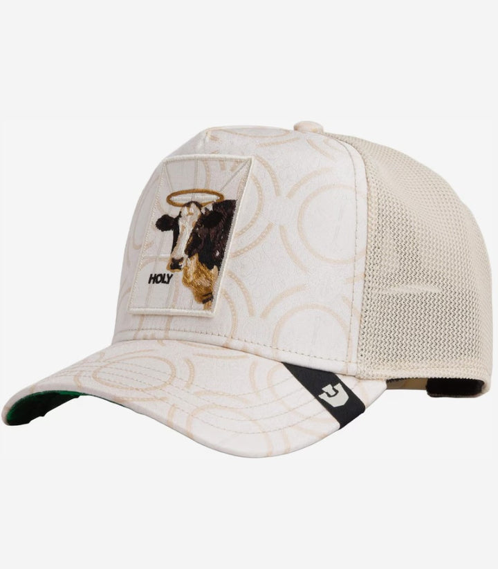 GOORIN BROS Trucker Baseball Cap Religious Chalk HOLY COW Kuh