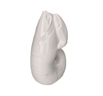 GIFTCOMPANY, Karaffe Hummer Vase, Madame Crevette S, Farbe Weiß