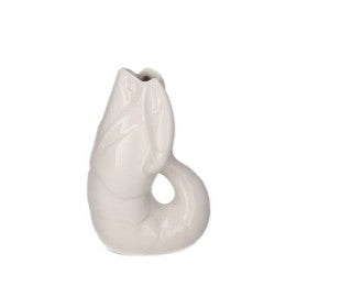 GIFTCOMPANY, Karaffe Hummer Vase, Madame Crevette, XS, Farbe Weiß