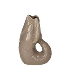 GIFTCOMPANY, Karaffe Hummer Vase, Madame Crevette, XS, Farbe Sandstone