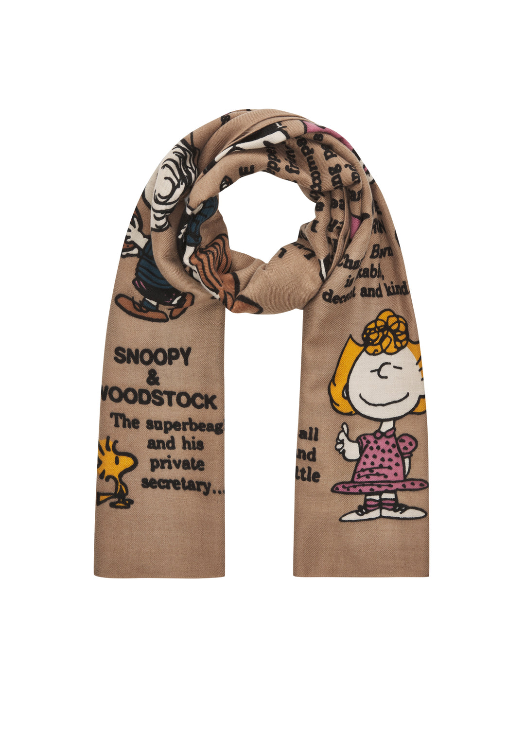 CODELLO Schal Peanuts™ Snoopy, Peanuts all over