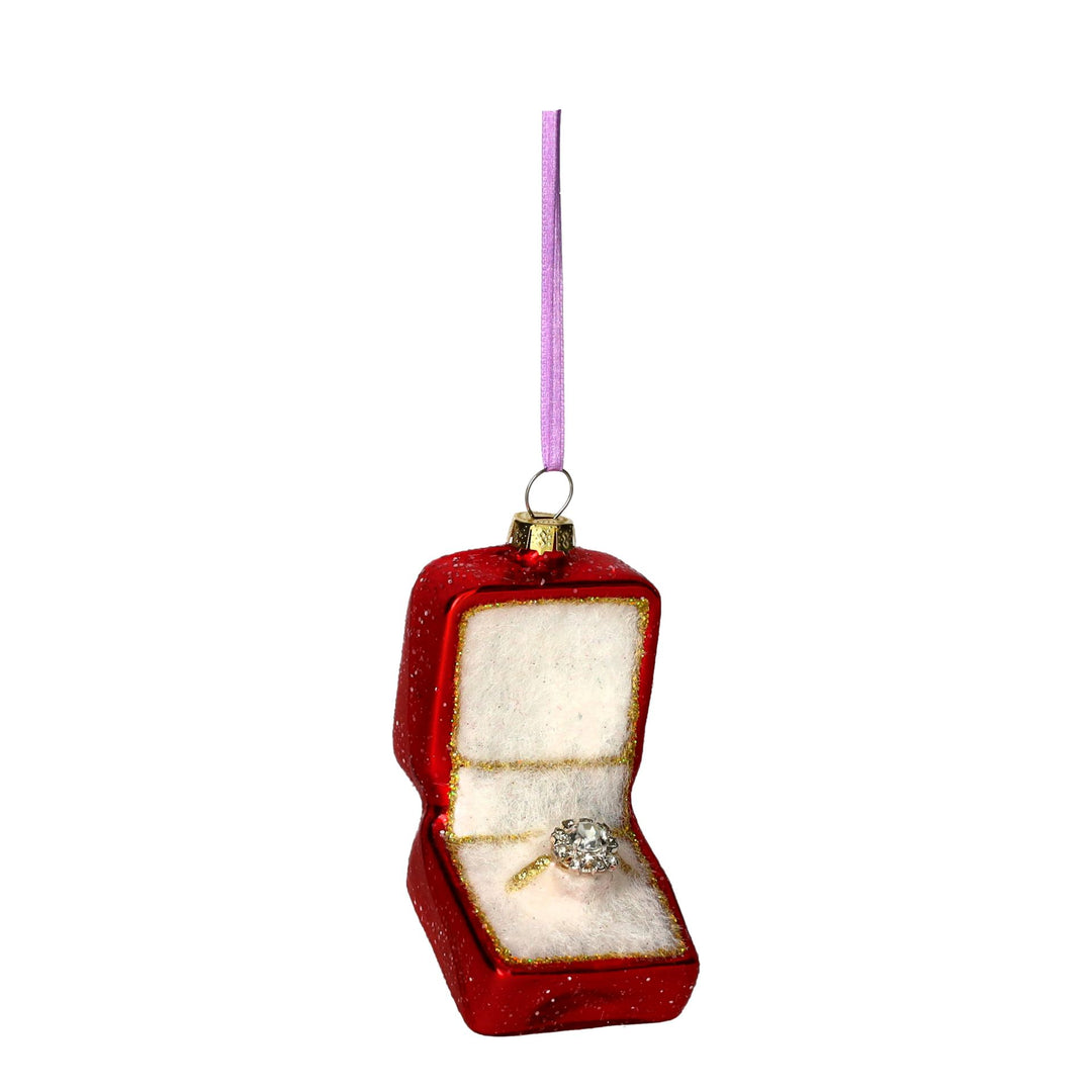 GIFTCOMPANY Christbaumkugel Diamantring in Box