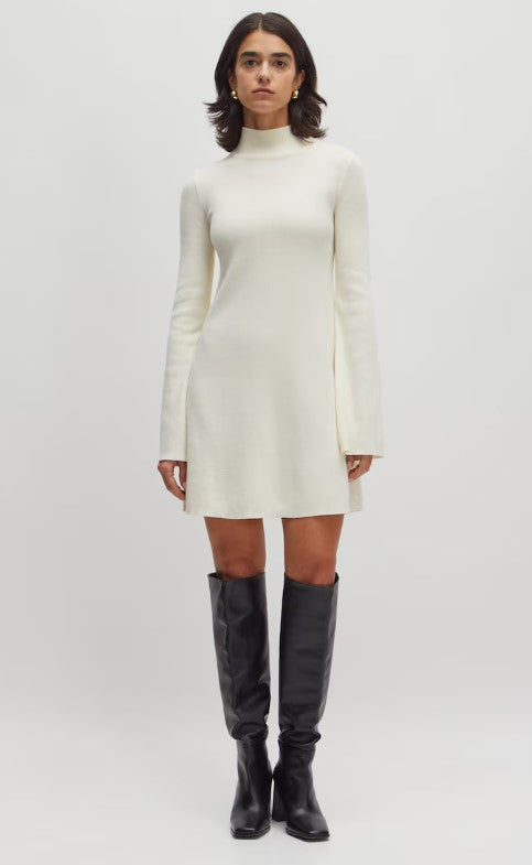 EDITED Strickkleid Dunja, Farbe Creme