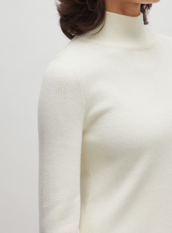 EDITED Strickkleid Dunja, Farbe Creme