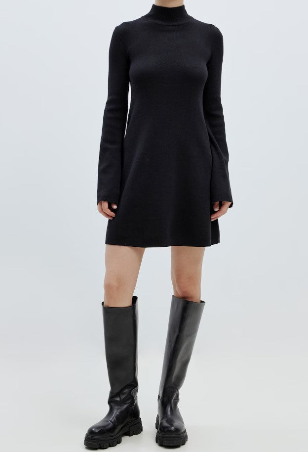 EDITED Strickkleid Dunja, Farbe Schwarz