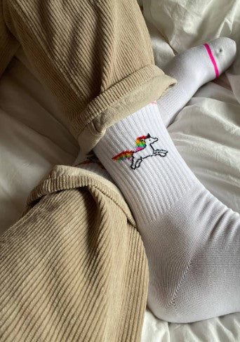 JCLAY Socken EINHORN