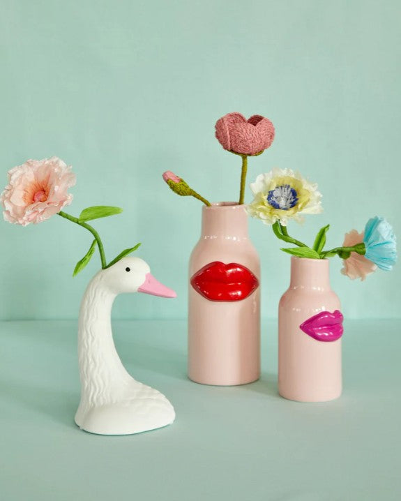 RICE Keramik Vase Gans