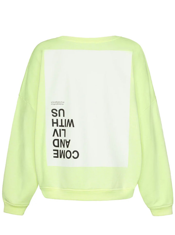 LIV BERGEN Sweatshirt Soft Neon Gelb