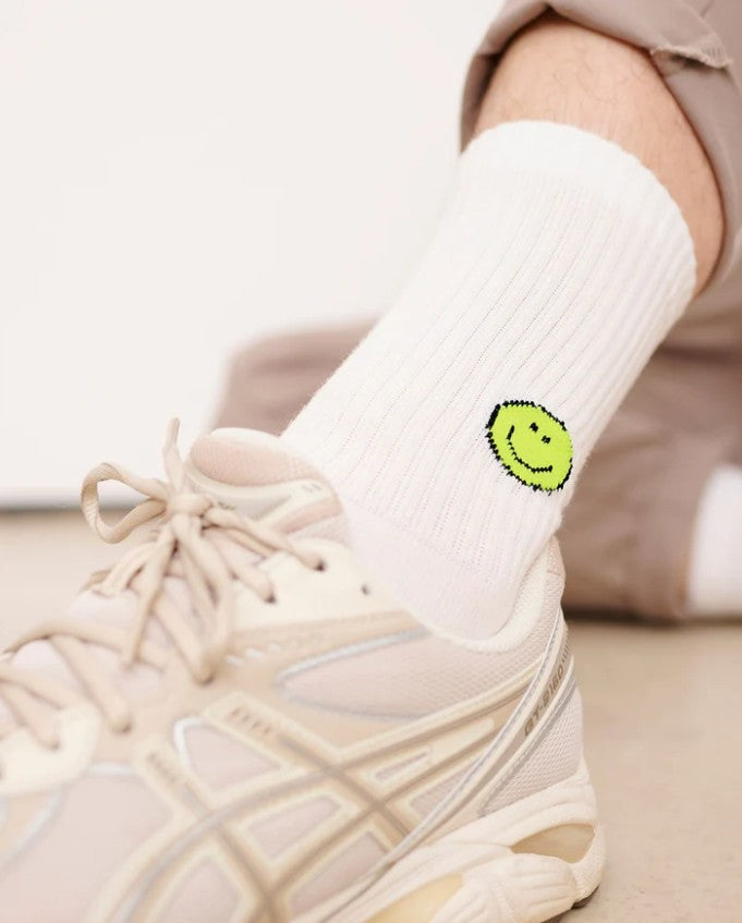OOLEY Socken Icon - Lemon Smile (Neon Gelb)