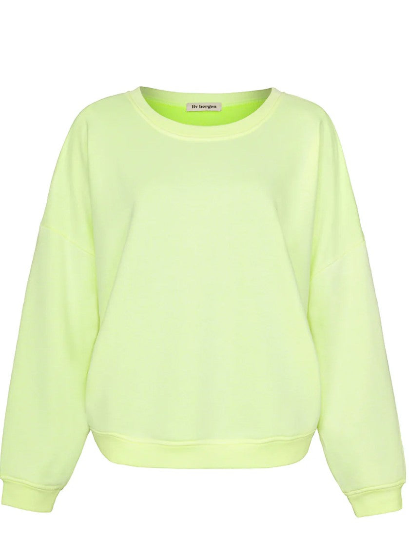 LIV BERGEN Sweatshirt Soft Neon Gelb