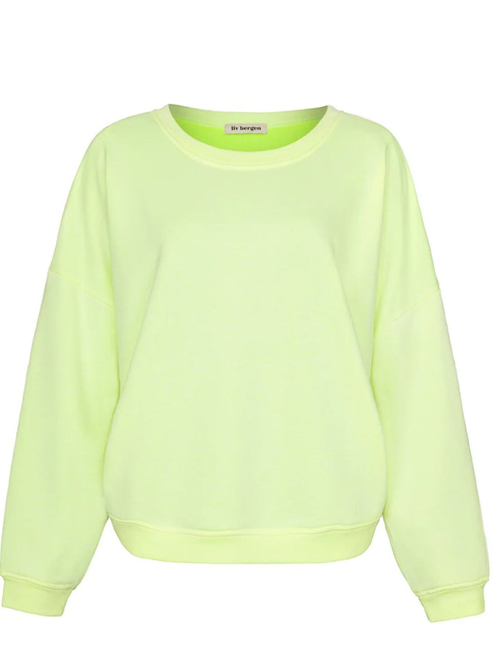 LIV BERGEN Sweatshirt Soft Neon Gelb