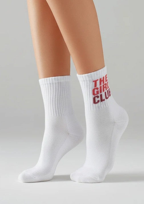 DAILYSOCKS Socken THE GIRLS CLUB, Farbe Weiss