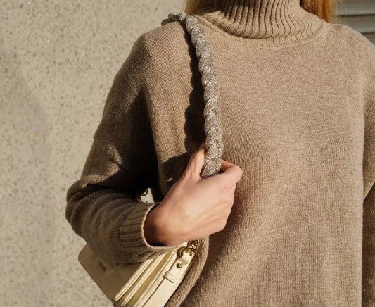 HEY MARLY Strap Glitter Crema