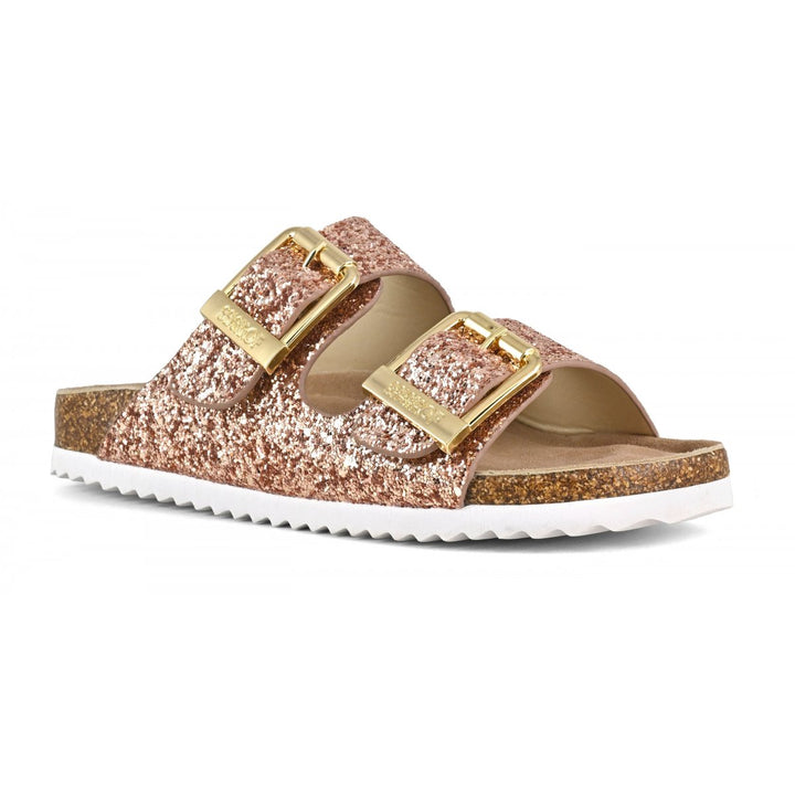 COLOURS OF CALIFORNIA Sandale mit Riemen, Farbe Rosa Glitzer