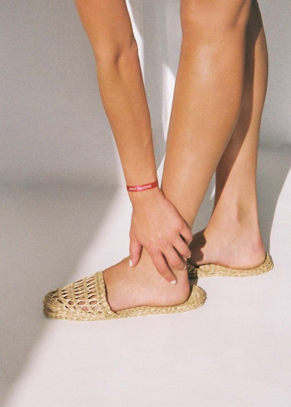 SORBET ISLAND Armband aus Satin, Aufdruck NOT SURE HOW, BUT I WILL