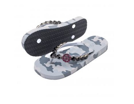 MOO'ILO Schuhe Flipis PEACE Camouflage Grau