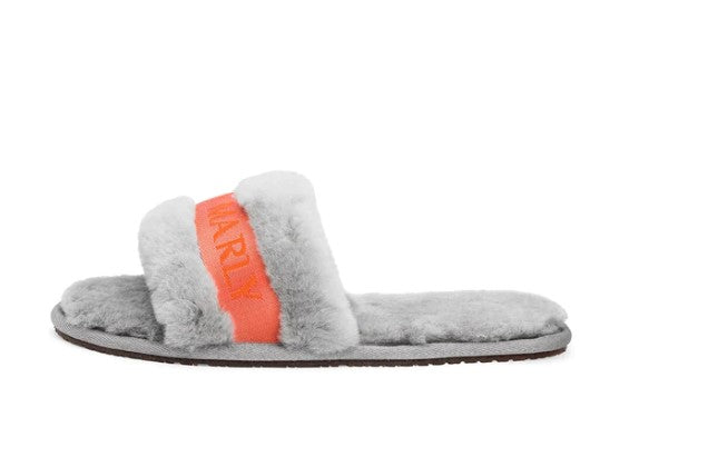 HEY MARLY Schuhe / Hausschuhe Signature Farbe Grey/Orange