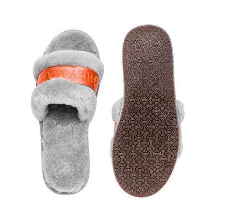 HEY MARLY Schuhe / Hausschuhe Signature Farbe Grey/Orange