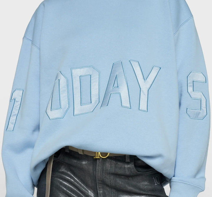 10DAYS Sweatshirt, Farbe Hellblau