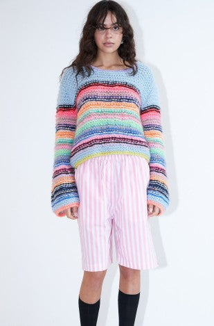 DAWN X DARE Pullover SASSIE STRIPE Blau