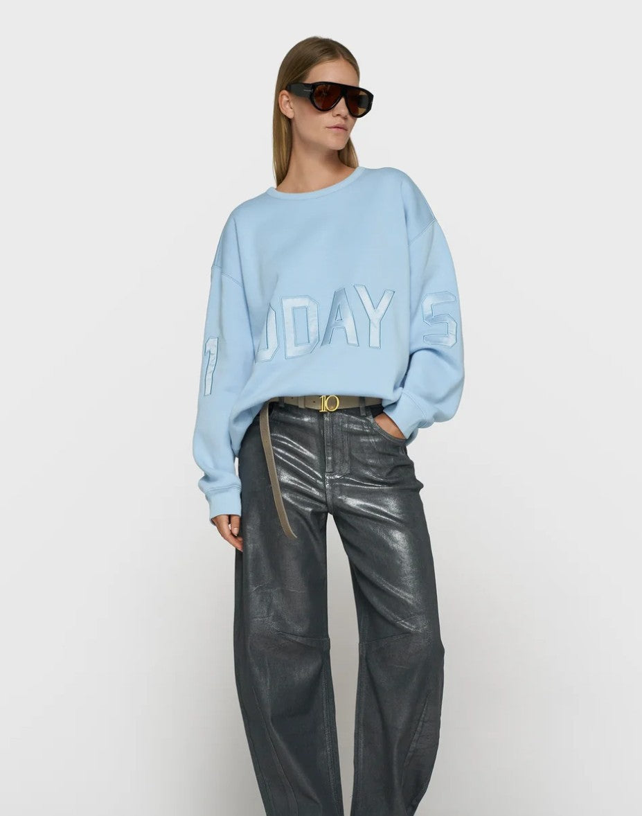 10DAYS Sweatshirt, Farbe Hellblau