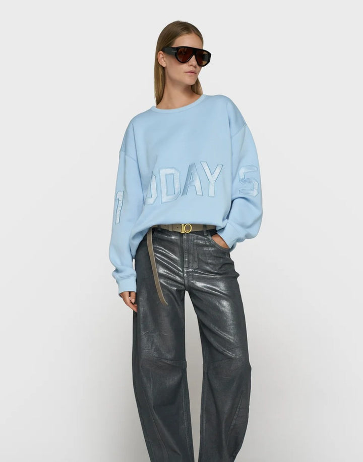 10DAYS Sweatshirt, Farbe Hellblau