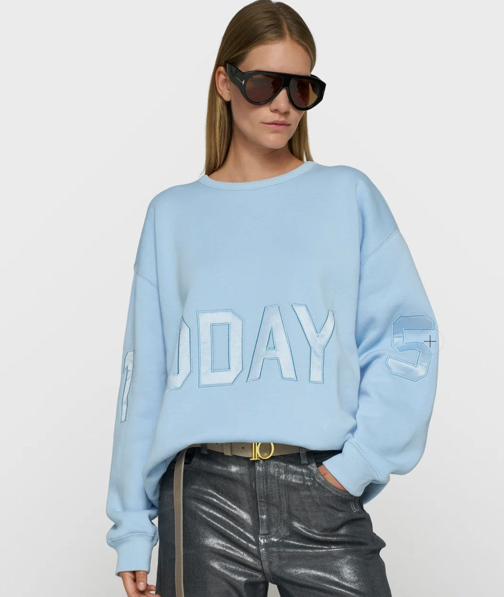 10DAYS Sweatshirt, Farbe Hellblau
