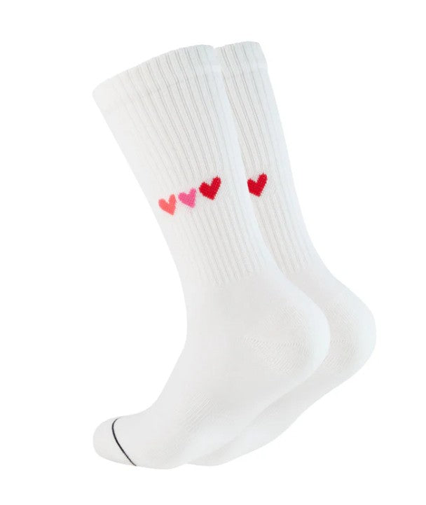 OOLEY Socken Icon - Herzen Rot