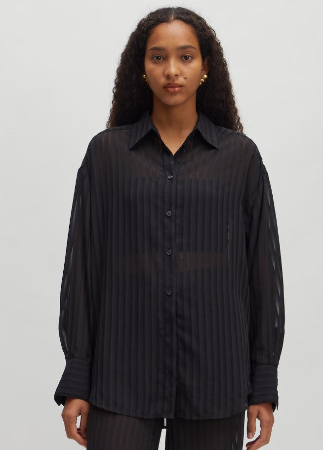 EDITED Bluse Holly oversized, Farbe Schwarz