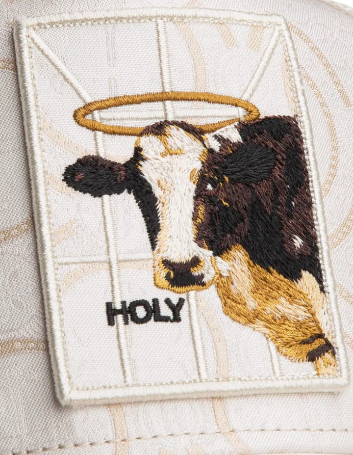 GOORIN BROS Trucker Baseball Cap Religious Chalk HOLY COW Kuh