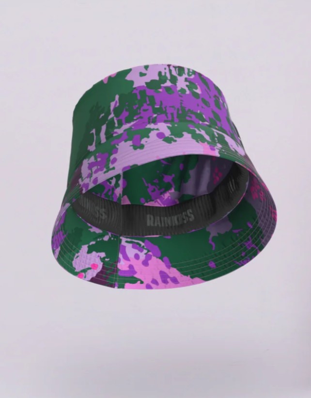 RAIN KISS Bucket Hat / Fischerhut Digi Spring Camo