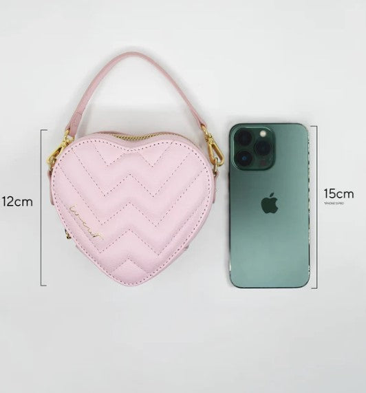 weat Tasche HEART BAG, Farbe Ice Hellblau