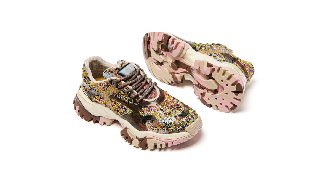 JOIA PARIS Schuhe Sneaker Jewel Beige Yellow