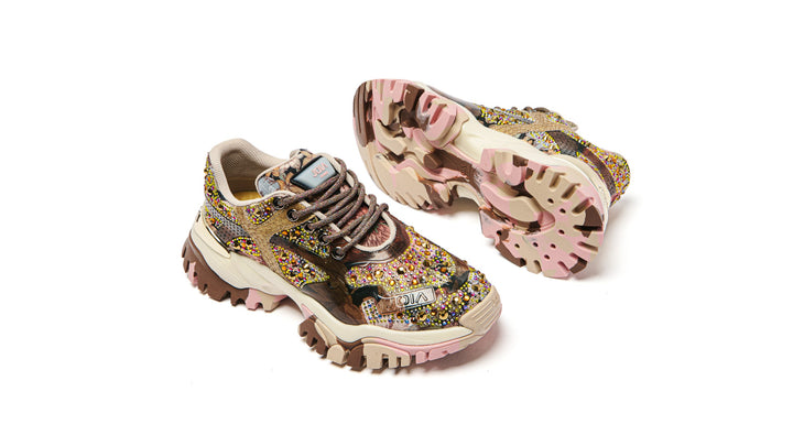 JOIA PARIS Schuhe Sneaker Jewel Beige Yellow