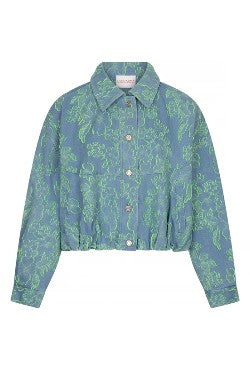 STUDIO AMAYA Bomberjacke Layla Jeans Flowers